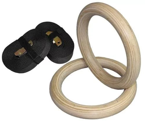 Anillas de Madera para Entrenamiento Funcional