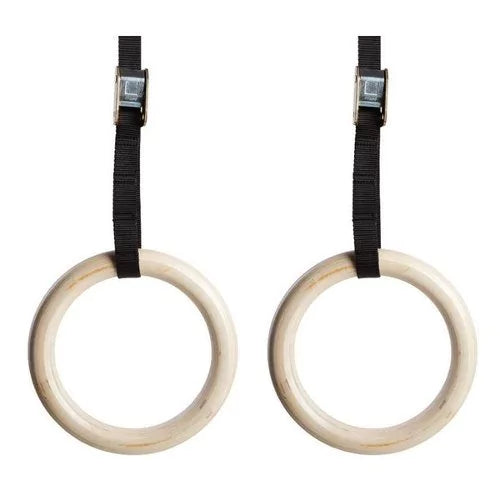 Anillas de Madera para Entrenamiento Funcional
