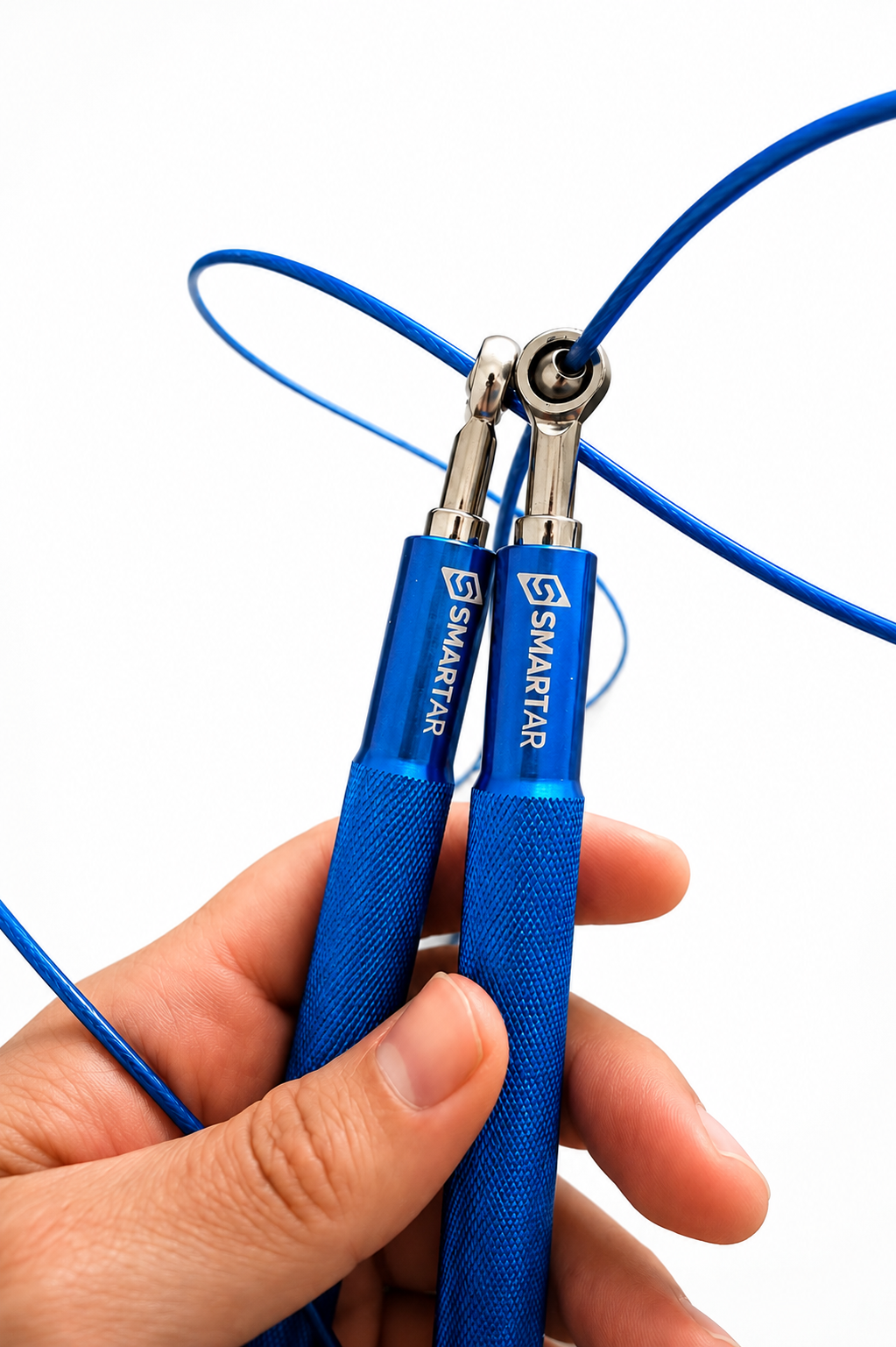 Cuerda de Saltar Profesional de Aluminio con Cable de Acero Ajustable